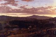 Frederic Edwin Church Ira Mountain, Vermont oil painting artist
